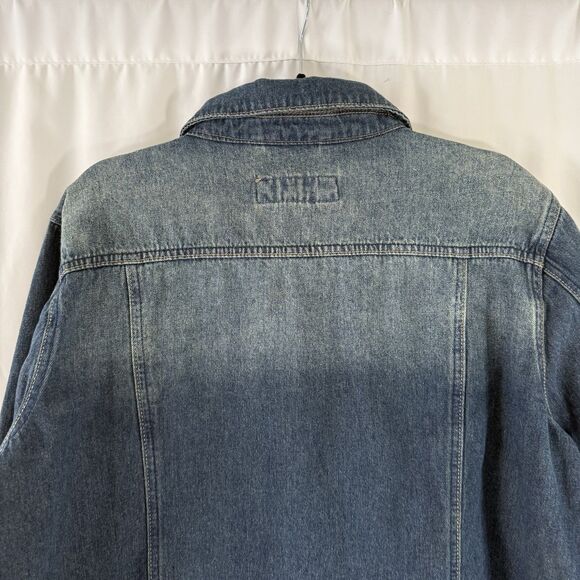 Suzanne Betro Denim Jack Women's 3X Medium Wash Blue Button Up Cotton Blend - Picture 9 of 10
